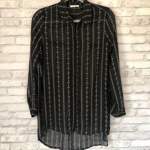 Pleione Hi Low Collared Tunic